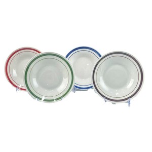 Vajilla carta línea estilo simple <span class=keywords><strong>sopa</strong></span> hogar plato de cerámica - Product Image 5