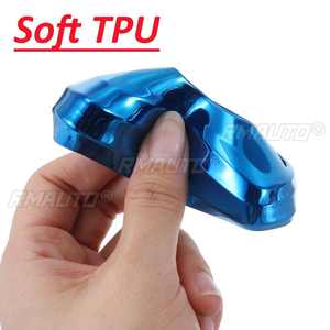 Housse de clé télécommande en TPU pour Ford Fusion Mustang Edge Ecosport Explorer F150 F250 2017 2018 2019 Coque de clé de voiture 6 couleurs rose - Product Image 3