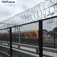 Malla de seguridad 358, valla de prisión de alta seguridad 358, malla de seguridad 358, valla de visión clara
