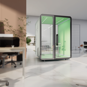 Kantoorpod Kleine Werkruimte Thuis Goedkope Pods Geluiddichte Stilte Privé Werken De Akoestische Draagbare Binnentelefooncel - Product Image 3