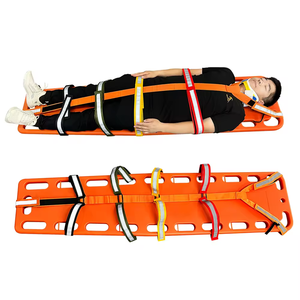 Medresq Vente directe d'usine Fourniture d'équipement médical de premiers soins Planche vertébrale en plastique de sauvetage d'urgence pour adulte - Product Image 4