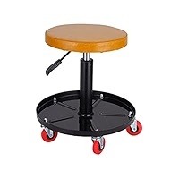 <span class=keywords><strong>Taburete</strong></span> de asiento rodante de mecánico ajustable para reparación conveniente de motocicletas, herramienta de vehículo, <span class=keywords><strong>taburete</strong></span> de tienda de garaje con ruedas - Product Image 2