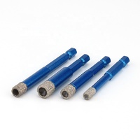 Foret diamanté à tige hexagonale 6MM 1/4 ''pour scie cloche en céramique porcelaine Foret à noyau Dekton