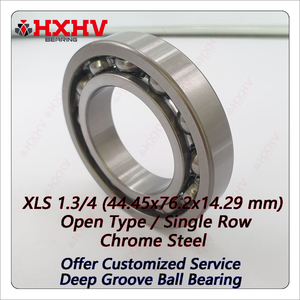 <span class=keywords><strong>XLS</strong></span> 1.3/4ขนาด44.45x76.2x14.29มม. hxhv ตลับลูกปืนเม็ดกลมร่องลึกทำจากเหล็กโครเมี่ยมแบบเปิด - Product Image 3