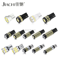 JIACHI FACTORY Auto sistemas de iluminación T10 Canbus bombilla W5W 5W5 168 194 3014 Chip 6 24 30 78 SMD 12V 12-24V con Len coche luces Led