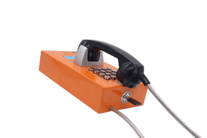 Teléfono Público Antivandálico y Antipolvo con Botón de Emergencia, Color Personalizado, para Prisiones, con Clasificación IP55, Analógico (VoIP) y Wi-Fi - Product Image 3