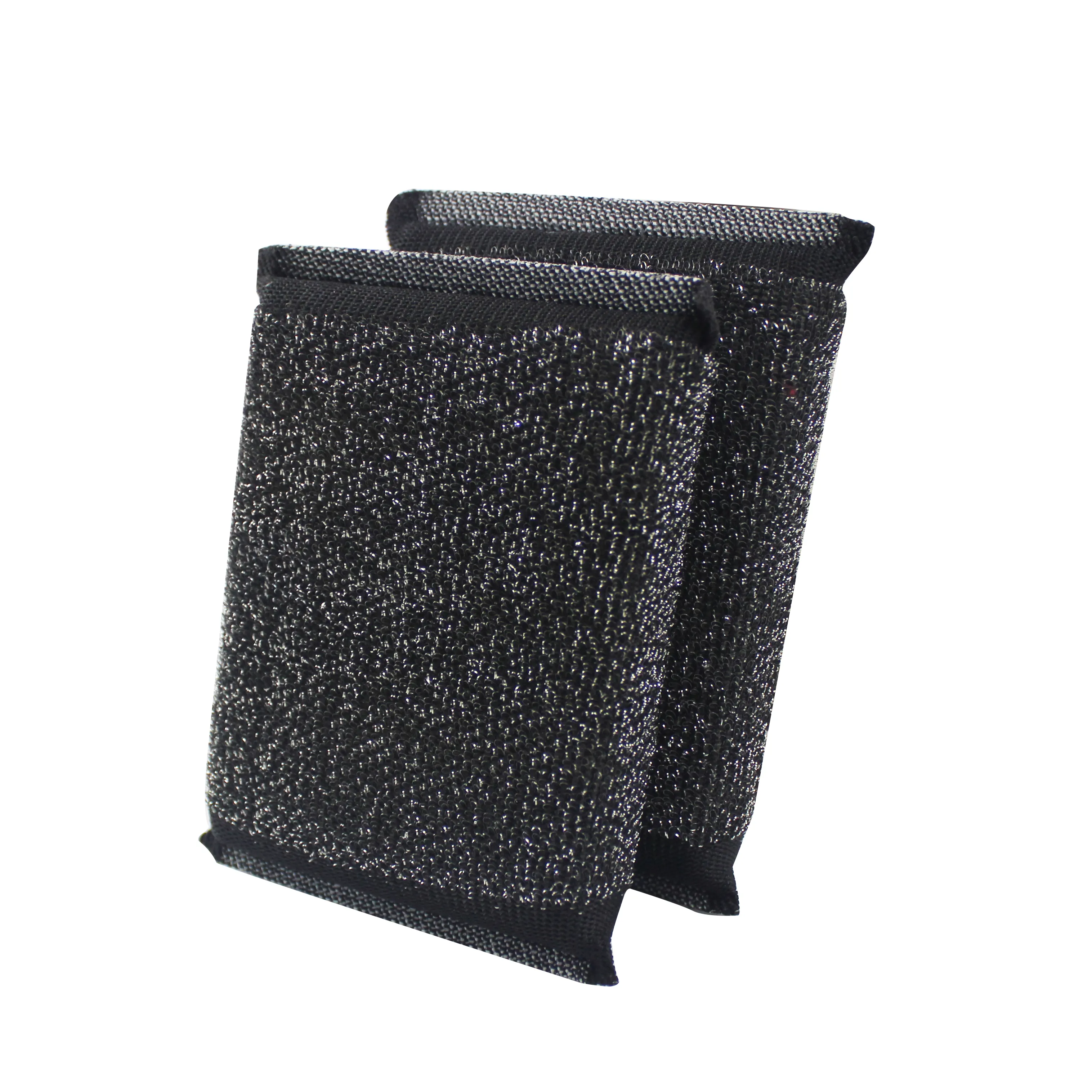 Esponja de cocina negra, estropajo, esponja de acero resistente para fregar, lavavajillas, esponja de cocina de larga duración, productos de cocina para el hogar