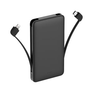 Batería Externa Universal con Cables Dobles Integrados, Salida Tipo C PD20W, 5000mAh/10000mAh, Batería Portátil <span class=keywords><strong>de</strong></span> Polímero <span class=keywords><strong>de</strong></span> Litio para Teléfonos Inteligentes - Product Image 6