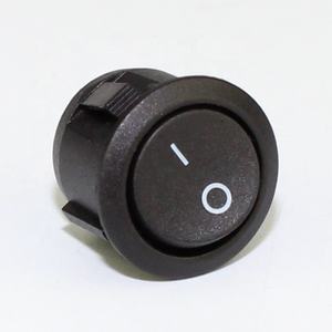 Saklar Rocker bulat Mini 20mm SPST 2 Pin, saklar Toggle lingkaran ON Off untuk mobil RV otomotif - Product Image 4