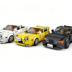 Good Selling Mini Famous Sports <b>Car</b> Series AE86 Assembled ABS GTR Creative Play Model Building Blocks <b>Toy</b> Boy Gift OEM Wholesale - Product Image 1