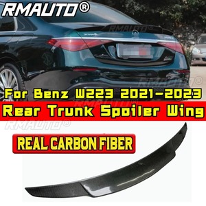 สำหรับ Mercedes-Benz W223 S Class S350 4 ประตู S480 S500 S680 2021-2024 ชุดแต่งปีกหลัง สปอยเลอร์หลังรถยนต์ อุปกรณ์ตกแต่งรถยนต์ - Product Image 1