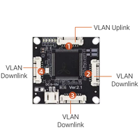 Module de commutation mini robot intelligent avec cœur Ethernet Gigabit - Éclairage laser intégré, carte mère réseau 1000 Mbps YINUO-LINK