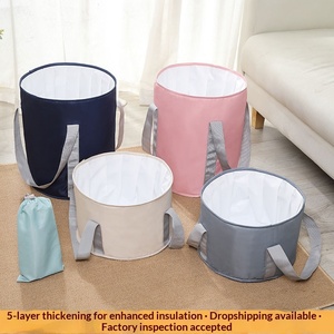Baignoire pliable isolée à cinq couches pour les pieds ; Sac de trempage des pieds multifonctionnel musical de voyage pour usage domestique, longueur mollet ; Fabriqué à Yiwu - Product Image 2