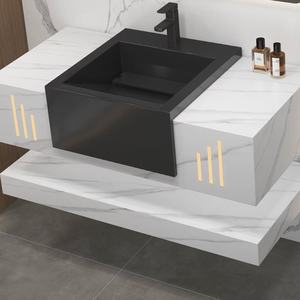 Mới sang trọng đơn giản đá Slate bồn rửa duy nhất khách sạn Wall Mount Vanity - Product Image 3
