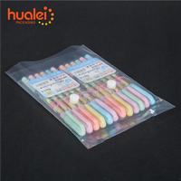 Sacs en cellophane transparents transparents emballage de qualité alimentaire sacs en poly violoncelle refermables en plastique Opp pour pop-corn de boulangerie