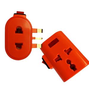 อะแดปเตอร์สำหรับเดินทางพร้อมสวิตช์ ปลั๊กอเนกประสงค์ 100-240V สำหรับใช้ในยุโรปและอังกฤษ ปลั๊กไฟวัสดุ ABS - Product Image 4