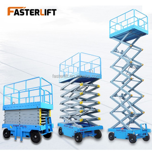 Platform Kerja Udara Hidrolik Elektro dengan Dongkrak Pengangkat Hidrolik Mini 500kg untuk Konstruksi Baja Paduan Bersertifikasi CE ISO - Product Image 4