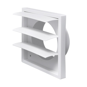 Hefengxing Louvered Air Vent Cover ABS Plastic Single Layer Screw Fixing External Wall Ventilation Outlet Gravity Louvers - Product Image 1