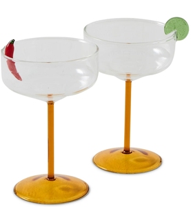 Venta al por mayor personalizado 3D Lemon Bar beber Martini Cocktail Coupe vasos para champán - Product Image 1