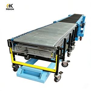 HEKON Uzatılabilir Bantlı Konveyör Yükleyici Kamyon Boşaltma Lojistik Malzeme Taşıma Üretim Hattı Araç Yükleme Konveyörü - Product Image 5