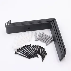 Staffa <span class=keywords><strong>per</strong></span> ripiano vintage resistente <span class=keywords><strong>a</strong></span> goccia addensata da 6x9,25 pollici appesa <span class=keywords><strong>a</strong></span> parete galleggiante in oro staffa <span class=keywords><strong>per</strong></span> ripiano - Product Image 1