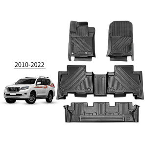 Convient pour <span class=keywords><strong>Toyota</strong></span> Prado 5/7 seat 2010-19 SX Overmaster TX-L VX imperméable tpe tapis de sol voiture - Product Image 5
