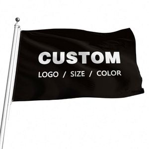 150D Outdoor Standard Advertising 3x5 <b>Flags</b> Any Size Custom <b>Flags</b> - Product Image 2