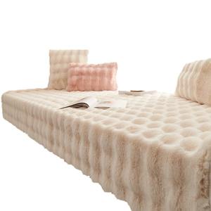 Coussin de fenêtre en forme de lapin XYG 35x45cm, ultra doux, couleur unie, blanc cassé, vert, rose, gris foncé, kaki foncé - Product Image 1