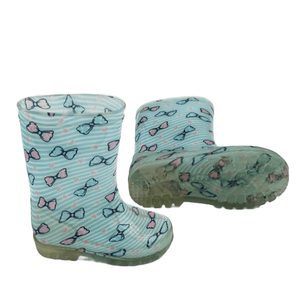 Chine usine mignon fille garçon dessin animé motif coloré gelée populaire anti-dérapant unisexe bébé bottes de pluie bottes en PVC - Product Image 5