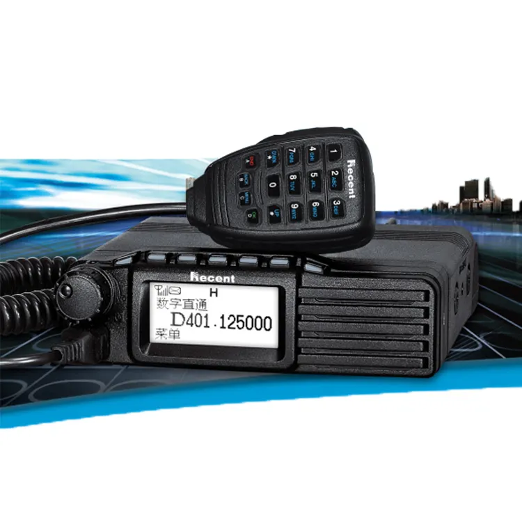 Recente RS-938D 50W 400-470/136-174Mhz Mobiele Radio Spraak Encryptie Functie Auto Radio