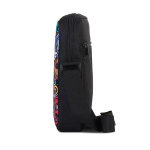 黑色棒球旅行斜挎包斜挎包个性男士小单肩包 - Product Image 5