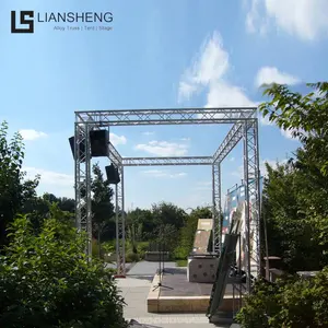 Popular Outdoor Stage Truss System Customized Design Truss Aluminium Lighting Displays DJ Stage Platform