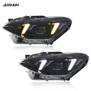 Conjunto de faros Jushun para BMW Serie 1 F20 estilo Fang con LED DRL e intermitentes - Product Image 1