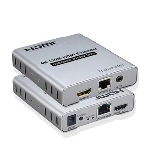 HDMI 2.0 Extender מעל Cat5e/6/7 Ethernet כבל עד 200ft 4K @ 30Hz/1080p עד 400ft HDR HDCP 2.2 לולאה החוצה IR בקרה