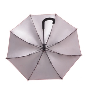 Custom Personal Red Windproof Straight UV Anti <b>Umbrella</b> Modern Design with Fiberglass Frame Personalized Printing Option - Product Image 4