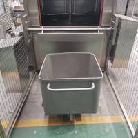 Machine de nettoyage de bacs à déchets haute performance, chariot à viande, machine de lavage de conteneurs Euro Bin pour la transformation de la viande