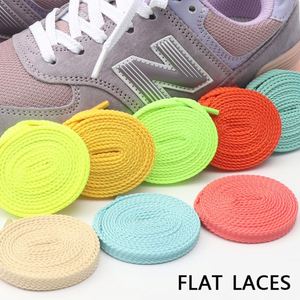 Cordones Planos de 8mm para Zapatillas, Cordones Decorativos Coloridos para Zapatos, Cordones de Poliéster - Product Image 2