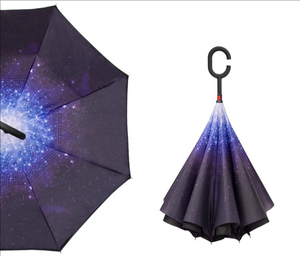 Custom 8k 110cm Wide <strong>Large</strong> Size Windproof Automatic Double-layer Reverse Straight Handle Sun <strong>Umbrella</strong> Outdoor <strong>for</strong> Sun <strong>Rain</strong> - Product Image 3