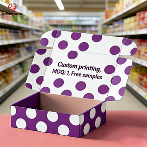 Caja de Cartón Corrugado de Papel Kraft Ecológico Premium EBB, Caja de Cosméticos con Cierre Magnético y Logotipo Impreso Personalizado de Lujo - Product Image 1