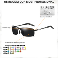 Hochwertige Nacht fahr brille-Blends chutz polarisierte klare Gläser Sicherheits-TAC-Sonnenbrille für Frauen und Männer