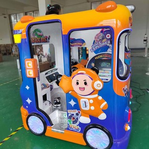 Mini <span class=keywords><strong>autobús</strong></span> Kiddie juego de vibración para niños que funciona con monedas Ride-on Car Arcade Carnival Inglés/japonés/español - Product Image 2