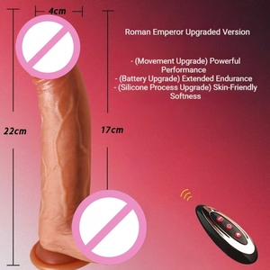Vibromasseur en silicone souple naturel avec télécommande, stimulateur de point G, 100 % étanche, jouet sexuel féminin 450g en gros - Product Image 6