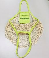 Filet de coton biologique personnalisé, fourre-tout pour courses, String de marché écologique, sacs en maille pour épicerie
