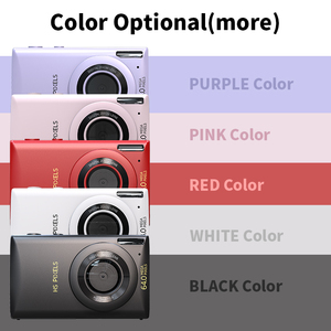 2024 Tốt Nhất Người Bán Nhập Cấp Nhỏ Nhỏ Gọn Máy Ảnh Kỹ Thuật Số 64MP 1080P <span class=keywords><strong>Video</strong></span> Với Âm Nhạc Cho Người Lớn Trẻ Em Người Mới Bắt Đầu Màu Đỏ Trắng - Product Image 6