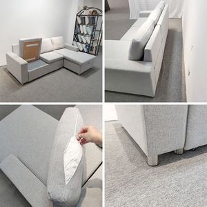 Salon Canapé-lit avec rangement pour le Canada <span class=keywords><strong>Tiroir</strong></span> design couleur blanche Canapé sectionnel canapé - Product Image 6