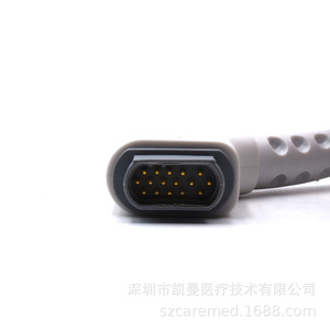 Compatible con el cable multiparamétrico Drger tipo SM, salida de 5 derivaciones para oxígeno en sangre, temperatura corporal y ECG (incluido - Product Image 3