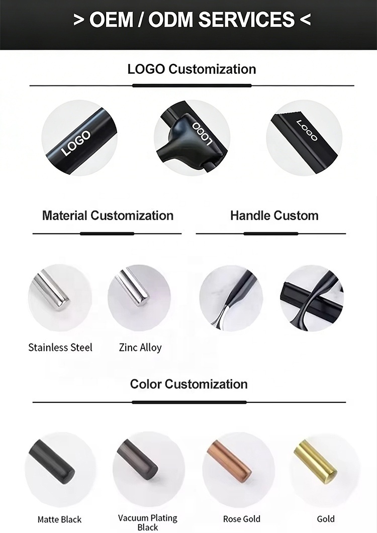 Hot New Design Zinc Alloy for Bathroom and Shower Window Cleaning Stocked Glass Squeegee Custom Shower Wiper for Cleaning · image 4