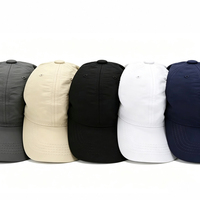 Casquette de baseball de golf unisexe en polyester de haute qualité, 6 panneaux, style streetwear, avec logo brodé personnalisé, séchage rapide