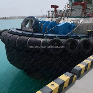 Accesorios Personalizados para Defensas de Remolcadores, Defensa Marina de Goma Cilíndrica para Barcos, Defensas de Goma de Alta Calidad para Remolcadores con Cadena - Product Image 5