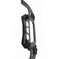 CNC personnalisé coupe 3K plaine ou sergé mat ou brillant pièces en Fiber de carbone pour la poignée de roue de course de jeu